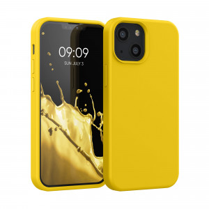 Husa kwmobile pentru Apple iPhone 13 Mini, Silicon, Galben, 55877.165 - Img 1