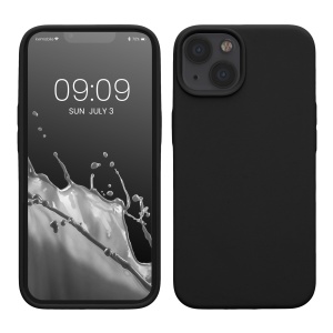 Husa Kwmobile pentru Apple iPhone 13, Negru, Silicon, KWM000013OV088C - Img 1