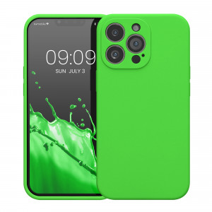 Husa Kwmobile pentru Apple iPhone 13 Pro, Silicon, Verde, 59360.159 - Img 2