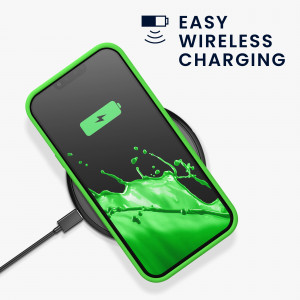 Husa Kwmobile pentru Apple iPhone 13 Pro, Silicon, Verde, 59360.159 - Img 7