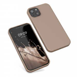 Husa kwmobile pentru Apple iPhone 13, Silicon, Maro, 55878.246 - Img 2