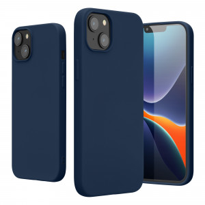 Husa Kwmobile pentru Apple iPhone 14 Plus, Silicon, Albastru, 59080.116 - Img 2
