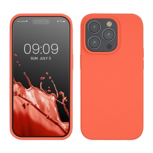 Husa Kwmobile pentru Apple iPhone 14 Pro, Roz, Silicon, KWM000016NK041C - Img 1