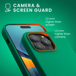 Husa kwmobile pentru Apple iPhone 14 Pro, Silicon, Verde, 59073.142 - Img 7