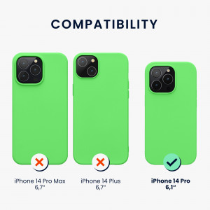 Husa Kwmobile pentru Apple iPhone 14 Pro, Silicon, Verde, 59073.159 - Img 3