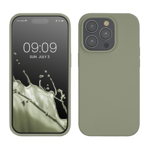 Husa Kwmobile pentru Apple iPhone 14 Pro, Verde, Silicon, KWM000016NK035C - Img 1