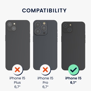 Husa Kwmobile pentru Apple iPhone 15, Galben, Silicon, KWM000020CE005C - Img 6