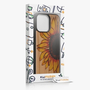 Husa Kwmobile pentru Apple iPhone 15 Pro Max, Multicolor, Lemn/Silicon, KWM000020EJ002C - Img 6