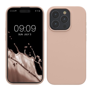 Husa Kwmobile pentru Apple iPhone 15 Pro, Roz deschis, Silicon, KWM000020CC027C - Img 1
