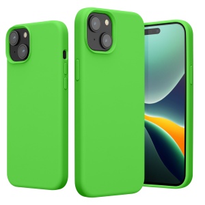 Husa Kwmobile pentru Apple iPhone 15, Verde, Silicon, 61953.159 - Img 2