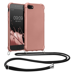 Husa Kwmobile pentru Apple iPhone 8/iPhone 7/iPhone SE 2, Roz, Silicon, KWM000022PH001C - Img 1