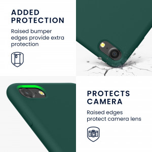 Husa Kwmobile pentru Apple iPhone 8/iPhone 7/iPhone SE 2, Silicon, Verde, 49979.184 - Img 4