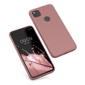 Husa Kwmobile pentru Google Pixel 4a, Roz, Silicon, KWM000011JE037C - Img 2