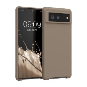 Husa Kwmobile pentru Google Pixel 6, Bej, Silicon, KWM000013EZ059C - Img 1
