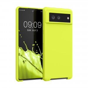 Husa Kwmobile pentru Google Pixel 6, Silicon, Galben, 55480.149 - Img 1