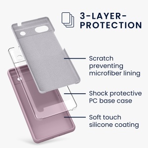 Husa Kwmobile pentru Google Pixel 6a, Mov, Silicon, KWM000015FZ050C - Img 6