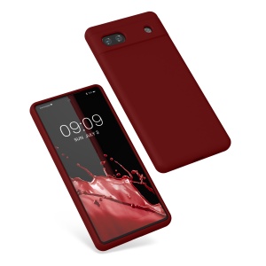 Husa Kwmobile pentru Google Pixel 6a, Rosu, Silicon, KWM000015FZ060C - Img 2
