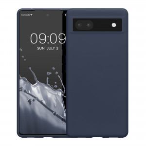 Husa Kwmobile pentru Google Pixel 6a, Silicon, Albastru, 58053.186 - Img 2