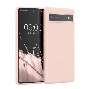 Husa kwmobile pentru Google Pixel 6a, Silicon, Roz, 57799.225 - Img 1