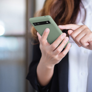 Husa kwmobile pentru Google Pixel 6a, Silicon, Verde, 57799.172 - Img 8