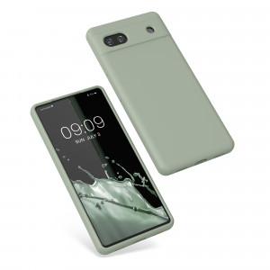 Husa Kwmobile pentru Google Pixel 6a, Silicon, Verde, 57815.172 - Img 2