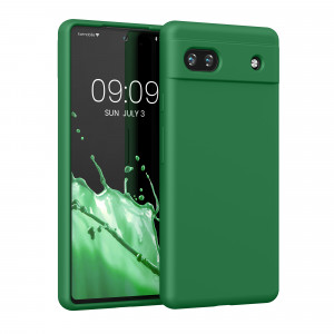 Husa Kwmobile pentru Google Pixel 6a, Silicon, Verde, 57815.227 - Img 1