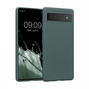 Husa Kwmobile pentru Google Pixel 6a, Silicon, Verde, 58053.171 - Img 1