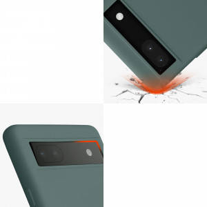 Husa Kwmobile pentru Google Pixel 6a, Silicon, Verde, 58053.171 - Img 8