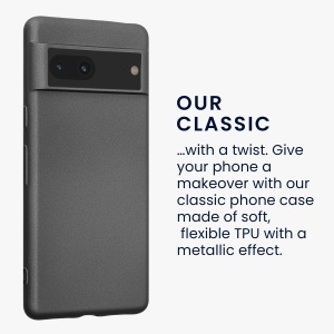 Husa Kwmobile pentru Google Pixel 7, Gri, Silicon, KWM000017QR010C - Img 3