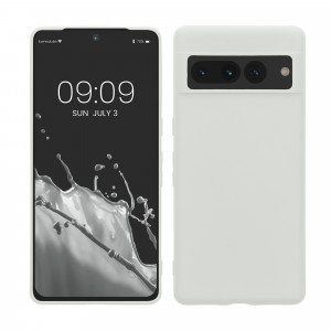 Husa kwmobile pentru Google Pixel 7 Pro, Silicon, Alb, 59400.48 - Img 1