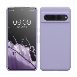 Husa kwmobile pentru Google Pixel 7 Pro, Silicon, Mov, 59452.108 - Img 1