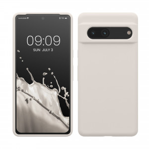 Husa kwmobile pentru Google Pixel 7, Silicon, Alb, 59451.48 - Img 1