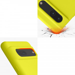 Husa kwmobile pentru Google Pixel 7, Silicon, Galben, 59451.149 - Img 8