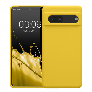 Husa kwmobile pentru Google Pixel 7, Silicon, Galben, 59451.165 - Img 2