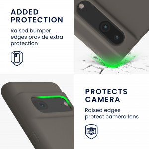 Husa kwmobile pentru Google Pixel 7, Silicon, Gri, 59451.155 - Img 4