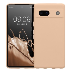 Husa Kwmobile pentru Google Pixel 7a, Crem, Silicon, KWM000019YF030C - Img 2