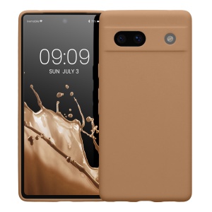 Husa Kwmobile pentru Google Pixel 7a, Crem, Silicon, KWM000019YF033C - Img 2