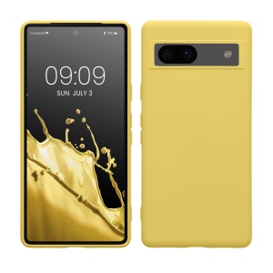 Husa Kwmobile pentru Google Pixel 7a, Galben, Silicon, 61614.165 - Img 1