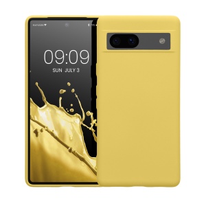 Husa Kwmobile pentru Google Pixel 7a, Galben, Silicon, 61614.165 - Img 2