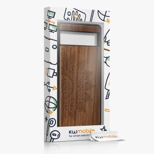 Husa Kwmobile pentru Google Pixel 7a, Maro, Lemn/Silicon, 61603.01 - Img 7