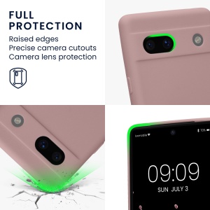 Husa Kwmobile pentru Google Pixel 7a, Mov, Silicon, KWM000019YF020C - Img 3