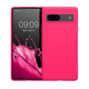 Husa Kwmobile pentru Google Pixel 7a, Roz, Silicon, 61614.77 - Img 2