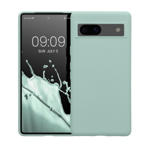 Husa Kwmobile pentru Google Pixel 7a, Verde deschis, Silicon, 61614.200 - Img 2