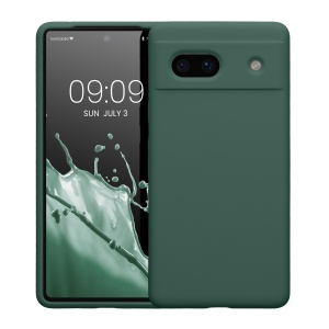Husa Kwmobile pentru Google Pixel 7a, Verde, Silicon, KWM000019YE024C - Img 2