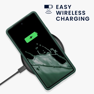 Husa Kwmobile pentru Google Pixel 7a, Verde, Silicon, KWM000019YE024C - Img 10