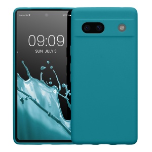 Husa Kwmobile pentru Google Pixel 7a, Verde, Silicon, KWM000019YF016C - Img 3