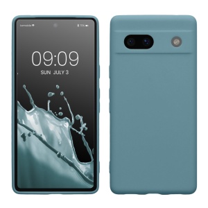 Husa Kwmobile pentru Google Pixel 7a, Verde, Silicon, KWM000019YF026C - Img 1
