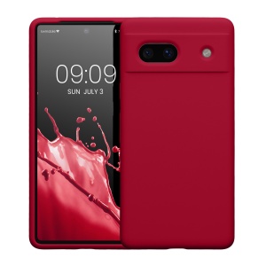 Husa Kwmobile pentru Google Pixel 7a, Visiniu, Silicon, KWM000019YE040C - Img 2