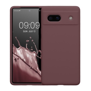 Husa Kwmobile pentru Google Pixel 7a, Visiniu, Silicon, KWM000019YE046C - Img 2