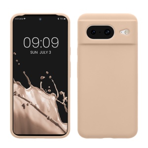 Husa Kwmobile pentru Google Pixel 8, Crem, Silicon, KWM000020JF017C - Img 1